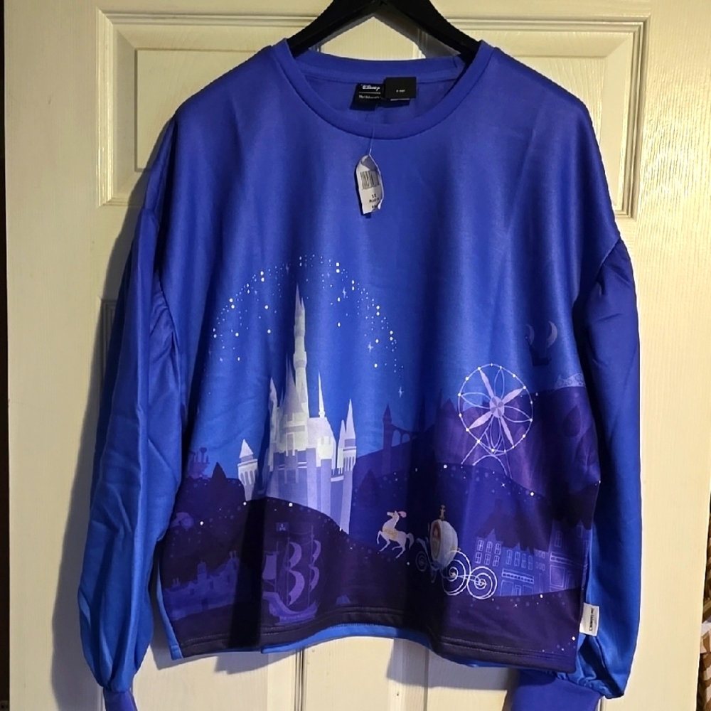 Purple Disney Castle Sweatshirt